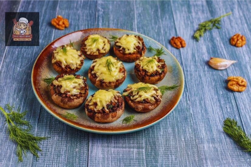 Easy Stuffed Cream Cheese Mushrooms