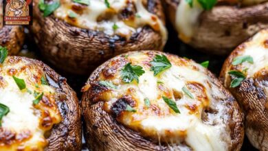 Stuffed Cream Cheese Mushrooms