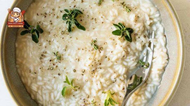 Classic Italian Risotto Recipe with Herb-Flavored Butter